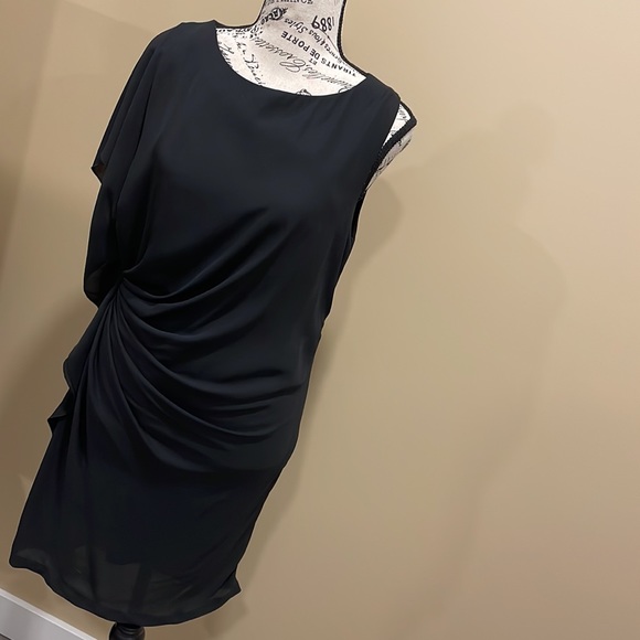 Allen Schwartz Privé Black Cocktail Dress - Picture 2 of 8